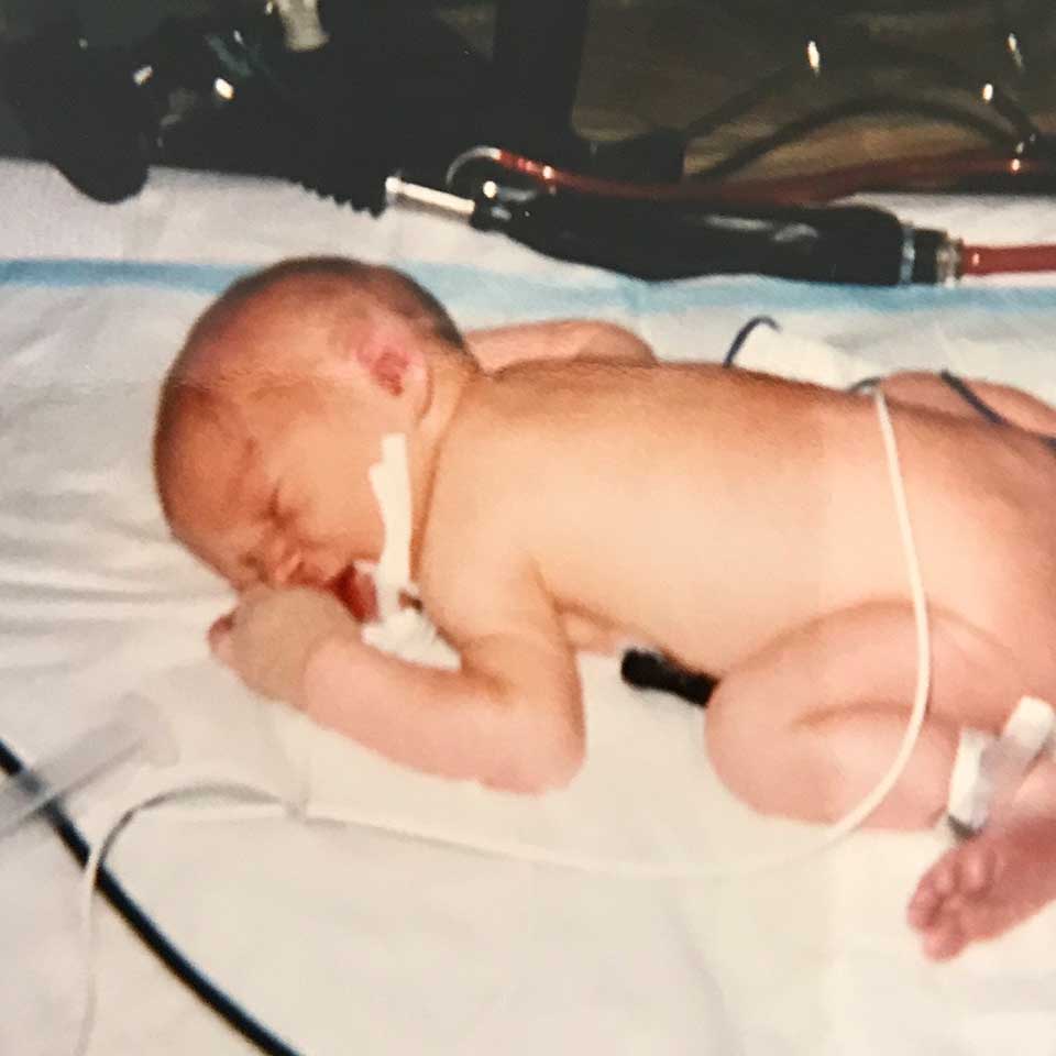 Daniel Ferrentino as an infant.